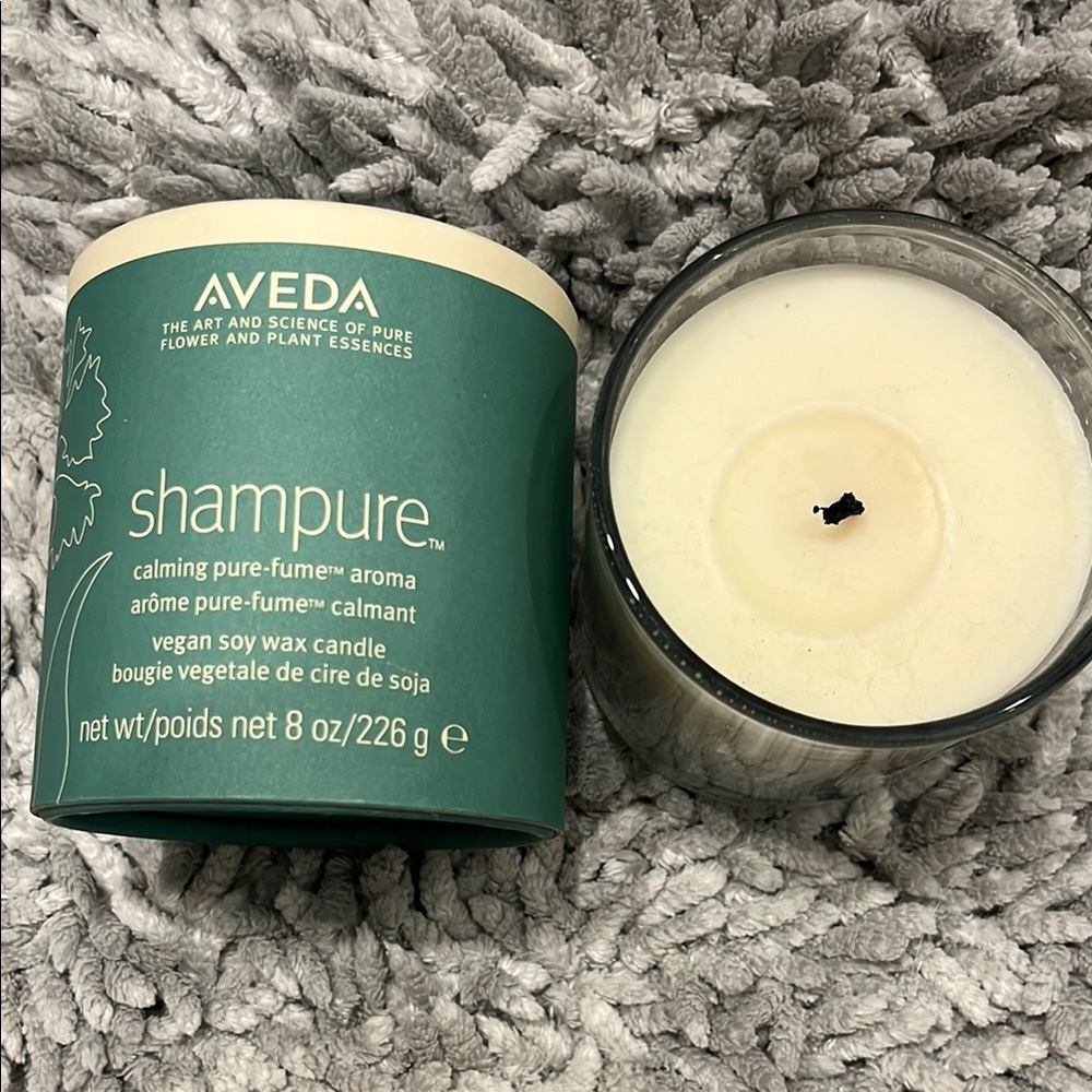 Aveda Shampure Vegan Candle - Green and Cream